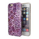 Floral Pattern on Purple Watercolor iPhone 6/6s or 6/6s Plus 2-Piece Hybrid INK-Fuzed Case