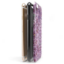 Floral Pattern on Purple Watercolor iPhone 6/6s or 6/6s Plus 2-Piece Hybrid INK-Fuzed Case