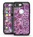 Floral Pattern on Purple Watercolor - iPhone 7 Plus/8 Plus OtterBox Case & Skin Kits