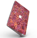 Floral Pattern on Red Watercolor - MacBook Pro with Retina Display Full-Coverage Skin Kit