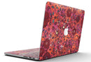 Floral Pattern on Red Watercolor - MacBook Pro with Retina Display Full-Coverage Skin Kit