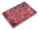Floral Pattern on Red Watercolor - MacBook Pro with Retina Display Full-Coverage Skin Kit