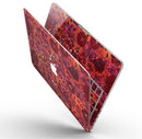 Floral Pattern on Red Watercolor - MacBook Pro with Retina Display Full-Coverage Skin Kit