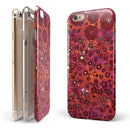 Floral Pattern on Red Watercolor iPhone 6/6s or 6/6s Plus 2-Piece Hybrid INK-Fuzed Case
