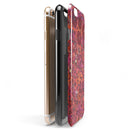 Floral Pattern on Red Watercolor iPhone 6/6s or 6/6s Plus 2-Piece Hybrid INK-Fuzed Case