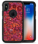 Floral Pattern on Red Watercolor - iPhone X OtterBox Case & Skin Kits