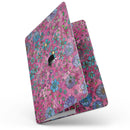 MacBook Pro with Touch Bar Skin Kit - Floral_Pattern_on_Wine_Watercolor-MacBook_13_Touch_V7.jpg?