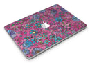 Floral Pattern on Wine Watercolor - MacBook Air Skin Kit