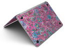 Floral Pattern on Wine Watercolor - MacBook Air Skin Kit