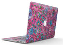Floral Pattern on Wine Watercolor - MacBook Air Skin Kit