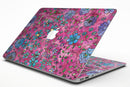 Floral Pattern on Wine Watercolor - MacBook Air Skin Kit