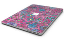 Floral Pattern on Wine Watercolor - MacBook Air Skin Kit