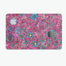 Floral Pattern on Wine Watercolor - Premium Protective Decal Skin-Kit for the Apple Credit Card