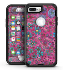 Floral Pattern on Wine Watercolor - iPhone 7 Plus/8 Plus OtterBox Case & Skin Kits