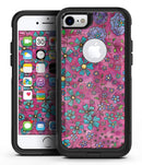 Floral Pattern on Wine Watercolor - iPhone 7 or 8 OtterBox Case & Skin Kits