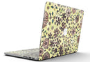 Floral Pattern on Yellow Watercolor - MacBook Pro with Retina Display Full-Coverage Skin Kit