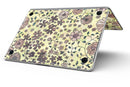 Floral Pattern on Yellow Watercolor - MacBook Pro with Retina Display Full-Coverage Skin Kit