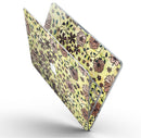 Floral Pattern on Yellow Watercolor - MacBook Pro with Retina Display Full-Coverage Skin Kit