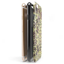 Floral Pattern on Yellow Watercolor iPhone 6/6s or 6/6s Plus 2-Piece Hybrid INK-Fuzed Case