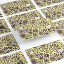 Floral Pattern on Yellow Watercolor - Premium Protective Decal Skin-Kit for the Apple Credit Card