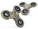 Floral Pattern on Yellow Watercolor Full-Body Fidget Spinner Skin-Kit