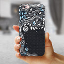 Flourish Black and White Tree iPhone 6/6s or 6/6s Plus 2-Piece Hybrid INK-Fuzed Case
