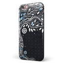 Flourish Black and White Tree iPhone 6/6s or 6/6s Plus 2-Piece Hybrid INK-Fuzed Case