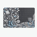 Flourish Black and White Tree - Premium Protective Decal Skin-Kit for the Apple Credit Card