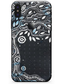 Flourish Black and White Tree - iPhone X Skin-Kit