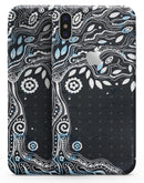 Flourish Black and White Tree - iPhone X Skin-Kit