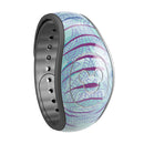 Flourished Blue & Purple Sacred Elephant - Decal Skin Wrap Kit for the Disney Magic Band