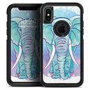 Flourished Blue & Purple Sacred Elephant - Skin Kit for the iPhone OtterBox Cases