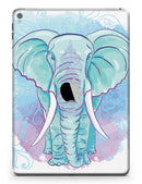 Flourished Blue & Purple Sacred Elephant - iPad Pro 97 - View 3.jpg