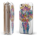Flourished Sacred Elephant iPhone 6/6s or 6/6s Plus 2-Piece Hybrid INK-Fuzed Case