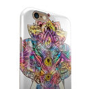 Flourished Sacred Elephant iPhone 6/6s or 6/6s Plus 2-Piece Hybrid INK-Fuzed Case