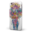 Flourished Sacred Elephant iPhone 6/6s or 6/6s Plus 2-Piece Hybrid INK-Fuzed Case