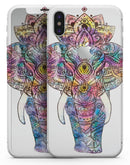 Flourished Sacred Elephant - iPhone X Skin-Kit