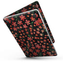MacBook Pro with Touch Bar Skin Kit - Flowers_with_Stems_over_Black_Watercolor-MacBook_13_Touch_V6.jpg?