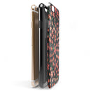 Flowers with Stems over Black Watercolor iPhone 6/6s or 6/6s Plus 2-Piece Hybrid INK-Fuzed Case