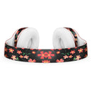 Flowers with Stems over Black Watercolor Full-Body Skin Kit for the Beats by Dre Solo 3 Wireless Headphones