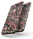 Flowers with Stems over Black Watercolor - Skin-kit for the iPhone 8 or 8 Plus