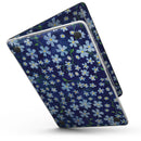 MacBook Pro without Touch Bar Skin Kit - Flowers_with_Stems_over_Blue_Watercolor-MacBook_13_Touch_V3.jpg?