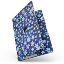 MacBook Pro with Touch Bar Skin Kit - Flowers_with_Stems_over_Blue_Watercolor-MacBook_13_Touch_V7.jpg?