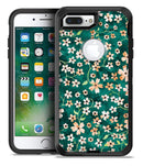 Flowers with Stems over Deep Green Watercolor - iPhone 7 Plus/8 Plus OtterBox Case & Skin Kits
