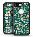 Flowers with Stems over Deep Green Watercolor - iPhone 7 Plus/8 Plus OtterBox Case & Skin Kits