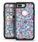 Flowers with Stems over Light Blue Watercolor - iPhone 7 Plus/8 Plus OtterBox Case & Skin Kits