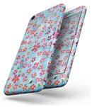 Flowers with Stems over Light Blue Watercolor - Skin-kit for the iPhone 8 or 8 Plus