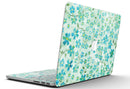 Flowers with Stems over Light Green Watercolor - MacBook Pro with Retina Display Full-Coverage Skin Kit