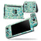 Flowers with Stems over Light Green Watercolor - Skin Wrap Decal for Nintendo Switch Lite Console & Dock - 3DS XL - 2DS - Pro - DSi - Wii - Joy-Con Gaming Controller