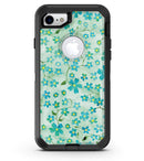 Flowers with Stems over Light Green Watercolor - iPhone 7 or 8 OtterBox Case & Skin Kits